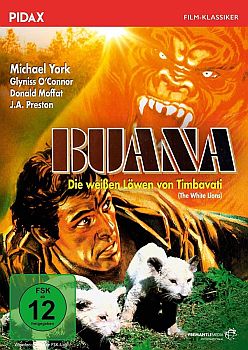 "Buana  Die weien Lwen von Timbawati": Abbildung DVD-Cover mit freundlicher Genehmigung von Pidax-Film, welche die Produktion Anfang Mai 2018 auf DVD herausbrachte