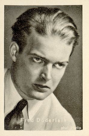 Der Schauspieler Fred Döderlein; Urheber: Gregory Harlip (? – 1945); Quelle: virtual-history.com; Lizenz: gemeinfrei