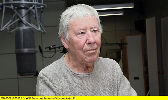 Jürgen Thormann als Professor Paul Güssfeld in dem Hörspiel "Die Nordlandfahrer" von Philip Stegers (EA: 29.07.2014); Foto freundlicherweise zur Verfügung gestellt vom WDR; (Presse und Information, Redaktion Bild) Copyright WDR/Sibylle Anneck