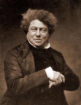 Alexandre Dumas der ltere im November 1855; fotografiert von Gaspard-Flix Tournachon, Pseudonym Nadar (18201910); Quelle: Wikimedia Commons bzw. The Metropolitan Museum of Art; Diese Bild- oder Mediendatei ist gemeinfrei, weil ihre urheberrechtliche Schutzfrist abgelaufen ist. Dies gilt fr die Europische Union, die Vereinigten Staaten, Australien und alle weiteren Staaten mit einer gesetzlichen Schutzfrist von 70 Jahren nach dem Tod des Urhebers.