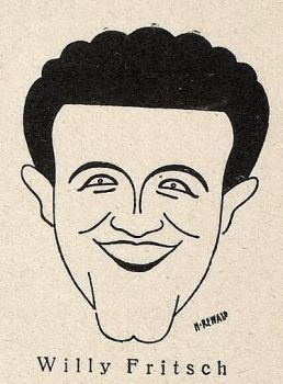 Portrait des Willy Fritsch von Hans Rewald (1886  1944), verffentlicht in "Jugend"  Mnchner illustrierte Wochenschrift fr Kunst und Leben (Ausgabe Nr. 20/1929 (Mai 1929)); Quelle: Wikimedia Commons von "Heidelberger historische Bestnde" (digital); Lizenz: gemeinfrei