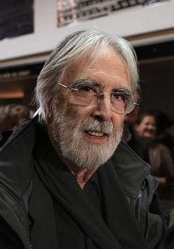 Michael Haneke bei der sterreich-Premiere des Films "Das finstere Tal" (Regie/Co-Drehbuch: Andreas Prochaska) am 11. Februar 2014 im Wiener "Gartenbaukino"; Urheber: Manfred WernerTsui; Lizenz CC-BY-SA 3.0; Quelle: Wikimedia Commons