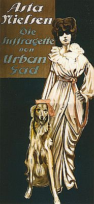 Filmplakat zu dem Stummfilm "Die Die Suffragette" (1913), gezeichnet von Ernst Deutsch-Dryden (18871938); Quelle: Wikimedia Commons: Lizenz: gemeinfrei