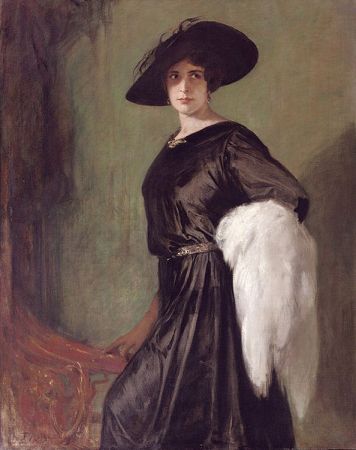 Portrait Hanna Ralph vor 1920 des Malers Friedrich August von Kaulbach (1850 – 1920); Quelle: Wikimedia Commons
