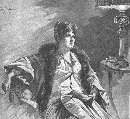 Portrait Maria Reisenhofer 1891 in der illustrierten Wochenzeitschrift "Berliner Illustrirte Zeitung" (BIZ); Urheber: Fritz Gehrke (1855-1916); Quelle: Wikipedia