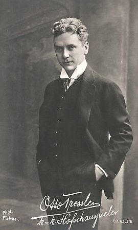 Otto Tressler, ca. 1895 fotografiert von Carl Pietzner (1853–1927); Quelle: Wikimedia Commons; Lizenz: gemeinfrei