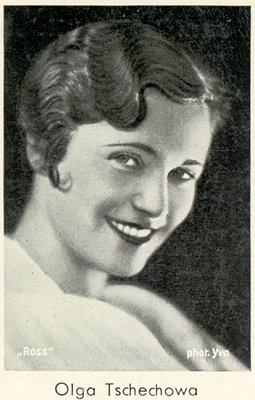 Foto Olga Tchechowa: Urheber Yva1(Else Ernestine Neuländer-Simon) (1900 – 1942); Quelle: www.virtual-history.com