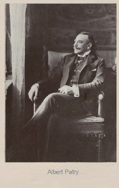 Albert Patry, fotografiert im Fotoatelier "Zander & Labisch" (Albert Zander u. Siegmund Labisch (1863–1942)); Quelle: www.cyranos.ch