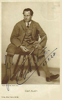 Carl Auen 1928 auf einer Fotografie von von Nicola Perscheid (1864 – 1930); Quelle: www.cyranos.ch