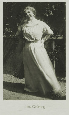 Ilka Grüning auf einer Fotografie des Fotoateliers "Zander & Labisch", Berlin; Urheber Siegmund Labisch (1863–1942); Quelle:  www.cyranos.ch