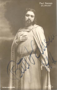 Paul Hansen als "Parsifal", fotografiert von Wilhelm Willinger (18791943); Quelle: www.cyranos.ch; Lizenz: gemeinfrei