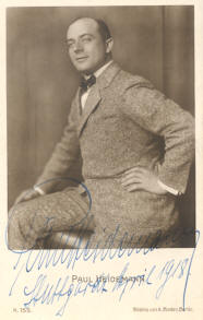 Paul Heidemann vor 1929; Urheber bzw. Nutzungsrechtinhaber: Alexander Binder (1888 – 1929); Quelle: www.cyranos.ch