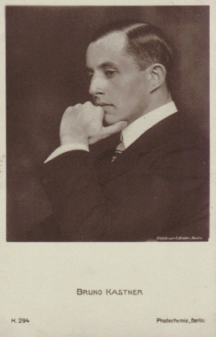 Bruno Kastner vor 1929; Urheber bzw. Nutzungsrechtinhaber: Alexander Binder (1888 – 1929); Quelle: www.cyranos.ch