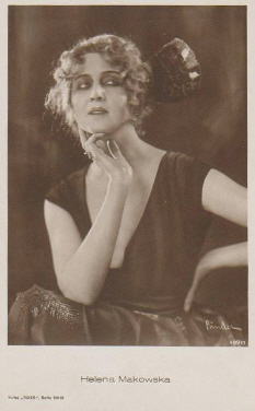 Helena Makowska vor 1929; Urheber bzw. Nutzungsrechtinhaber: Alexander Binder (1888 – 1929); Quelle: www.cyranos.ch
