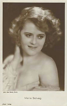 Maria Solveg (Maria Matray) um 1929; Urheberr: Alexander Binder (18881929); Quelle: www.cyranos.ch; Lizenz: gemeinfrei
