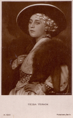 Hedda Vernon vor 1929; Urheber bzw. Nutzungsrechtinhaber: Alexander Binder (1888 – 1929); Quelle: www.cyranos.ch