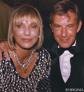 Judy Winter 1987 mit Ehemann Rolf Kühn; Copyright Vitginia Shue