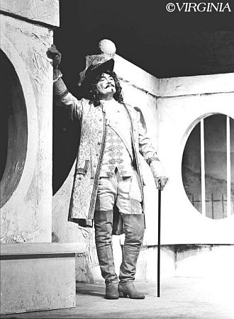 Joachim Rake in "George Dandin" von Molière; (Titelrolle: Uwe Friedrichsen; Tourneetheater 1985)