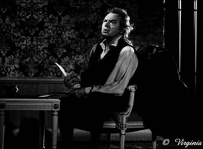 Will Quadflieg als "Danton" 01; Copyright Virginia Shue