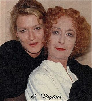 Rosemarie Fendel und Tochter Suzanne vonBorsody; Copyright VirginiaShue