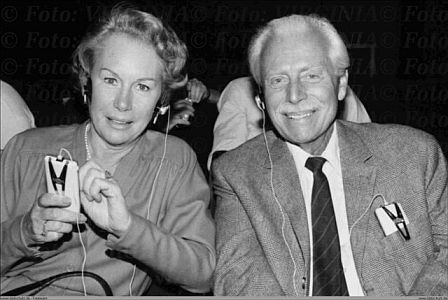 Marina Ried und Ehemann Udo Langhoff 1981; Copyright Virginia Shue 