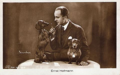 Ernst Hofmann vor 1929; Urheber: Alexander Binder (1888–1929); Quelle: filmstarpostcards.blogspot.de; Ross-Karte Nr. 1138/1; Lizenz: gemeinfrei