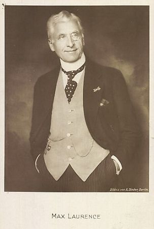 Max Laurence Anfang der 1920er Jahre; Urheber bzw. Nutzungsrechtinhaber: Alexander Binder (1888 – 1929)