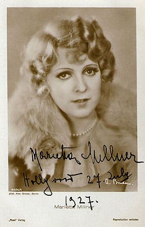 Marietta Millner vor 1929; Urheber: Alexander Binder (1888–1929); Quelle: www.cyranos.ch; Lizenz: gemeinfrei