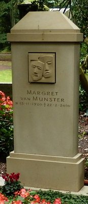 Grabstelle Margret van Munster auf dem Kölner Südfriedhof; Copyright Wilfried Paqué