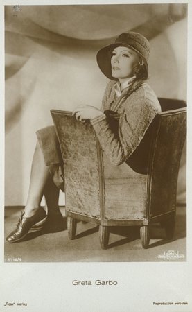 Greta Garbo auf einer Knstlerpostkarte; Foto mit freundlicher Genehmigung der sterreichischen Nationalbibliothek (NB); Urheber/Krperschaft: Ungenannt/"Ross"-Verlag; Datierung: Ungenannt; Copyright NB Wien; Bildarchiv Austria (Inventarnummer Pf 2578:C(15)