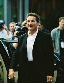 Arnold Schwarzenegger beim Pressetermin zu "Terminator 3 (14.07.2003)