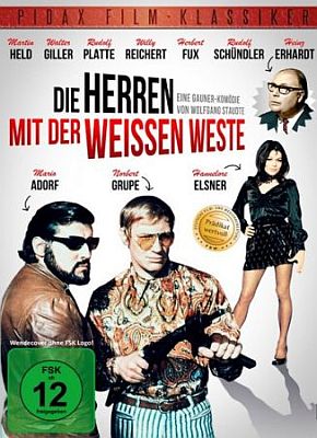 DVD-Cove: "Die Herren mit der weissen Weste"; Abbildung DVD-Cover mit freundlicher Genehmigung von "Pidax film"