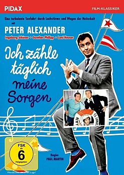 "Ich zähle täglich meine Sorgen": Abbildung DVD-Cover mit freundlicher Genehmigung von Pidax-Film, welche die Komödie im Juni 2016 auf DVD herausbrachte.