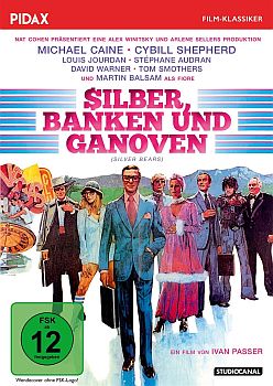 "Silber, Banken und Ganoven": Abbildung DVD-Cover mit freundlicher Genehmigung von "Pidax Film", welche Produktion Mitte Oktober 2020 auf DVD herausbrachte.