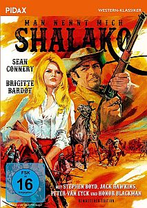 "Shalako": Abbildung DVD-Cover mit freundlicher Genehmigung von Pidax-Film, welche den Western Mitte November 2020 als "Remastered Edition" auf DVD herausbrachte.