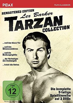 "Tarzan – Lex Barker Collection"; Abbildung DVD-Cover mit freundlicher Genehmigung von "Pidax film"