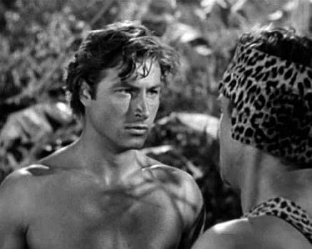 "TarzanLex Barker Collection"; Szene mit Lex Barker als Tarzan; mit freundlicher Genehmigung von "Pidax film"