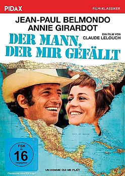 "Der Mann, der mir gefllt": Abbildung DVD-Cover mit freundlicher Genehmigung von Pidax-Film, welche das romantische Roadmovie-Abenteuer im Juli 2022 auf DVD herausbrachte.