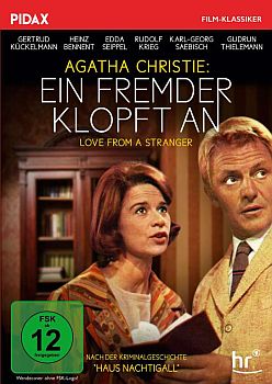 "Ein Fremder klopft an": Abbildung DVD-Cover mit freundlicher Genehmigung von Pidax-Film, welche den Krimi Anfang Juni 2021 auf DVD herausbrachte