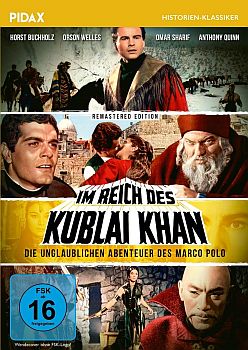 "Im Reich des Kublai Khan": Abbildung DVD-Cover mit freundlicher Genehmigung von Pidax-Film, welche das Abenteuer Anfang November 2020 auf DVD herausbrachte.