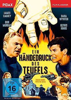 "Ein Händedruck des Teufels": Abbildung DVD-Cover mit freundlicher Genehmigung von  Pidax-Film, welche den Film im September 2018 auf DVD herausbrachte.