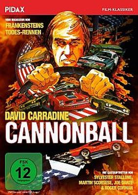 Abbildung DVD-Cover zu "Cannonball" mit freundlicher Genehmigung von Pidax-Film, welche die Produktion Anfang September 2022 auf DVD herausbrachte.