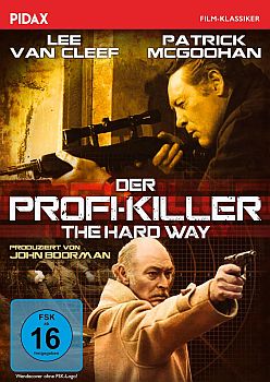 "Der Profi-Killer" (1980, "The Hard Way"); Abbildung DVD-Cover mit freundlicher Genehmigung von Pidax Film, welche den Thriller am 25. November 2022 auf DVD herausbrachte.