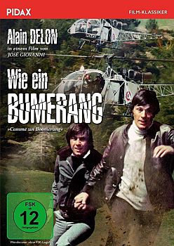 "Wie ein Bumerang": Abbildung DVD-Cover mit freundlicher Genehmigung von Pidax-Film, welche den Gangsterstreifen Ende Januar 2020 auf DVD herausbrachte