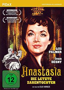 "Anastasia – Die letzte Zarentochter": Abbildung DVD-Cover mit freundlicher Genehmigung von Pidax-Film, welche die Produktion Mitte August 2020 auf DVD herausbrachte.