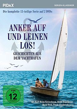 "Anker auf und Leinen los": Abbildung DVD-Cover mit freundlicher Genehmigung  von Pidax-Film, welche die Serie Ende Mai 2020 auf DVD herausbrachte