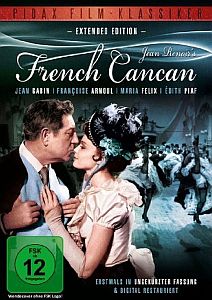 "French Can Can": Abbildung DVD-Cover mit freundlicher Genehmigung von Pidax-Film, welche den Musikfilm Mitte September 2013 als Extended Edition (erstmals in ungekrzter  Fassung und digital restauriert) auf DVD herausbrachte.