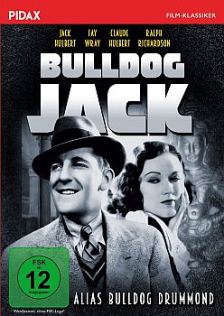 "Bulldog Jack": Abbildung DVD-Cover mit freundlicher Genehmigung von Pidax-Film, welche den Krimi Mitte Juli 2020 auf DVD herausbrachte