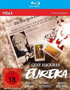 "Eureka": Abbildung DVD-Cover mit freundlicher Genehmigung von "Pidax Film", welche das Drama am 8. Oktober 2021 auf DVD veröffentlichte.