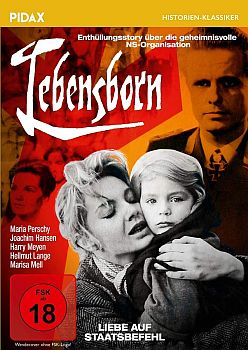 "Lebensborn": Abbildung DVD-Cover mit freundlicher Genehmigung von Pidax-Film, welche die Produktion im November 2020 auf DVD herausbrachte.